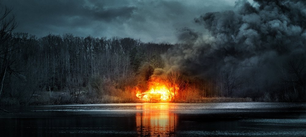 Backdrop of Shimmer Lake