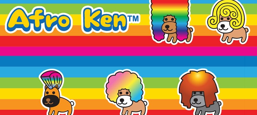 Backdrop of Afro-Ken