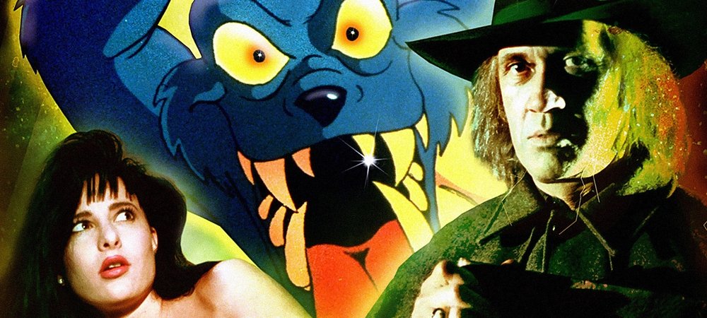 Backdrop of Evil Toons