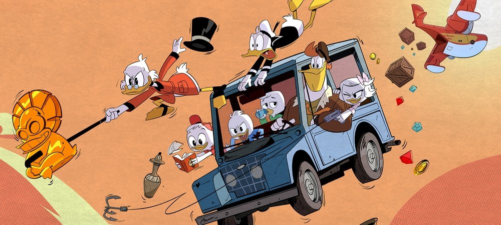 Backdrop of DuckTales