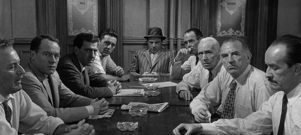 Backdrop of 12 Angry Men