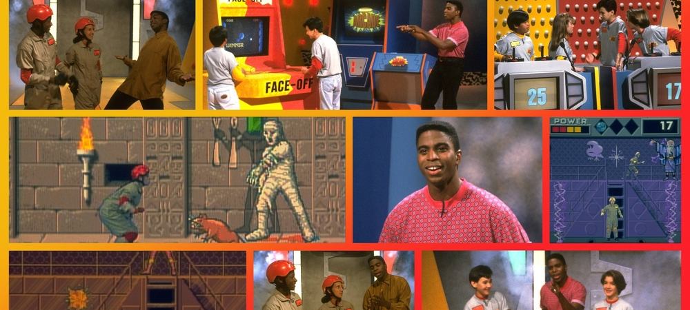 Backdrop of Nickelodeon Arcade