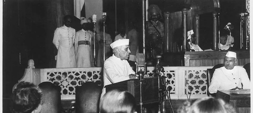 Backdrop of Nehru