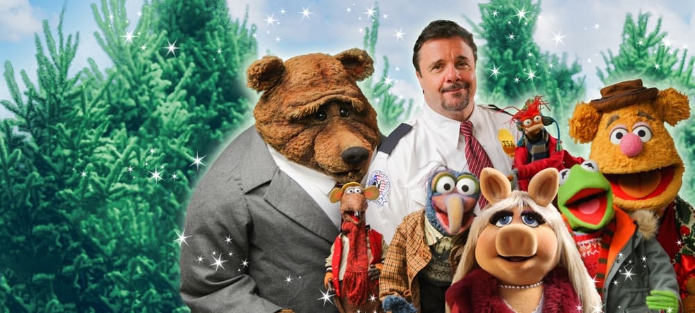 Backdrop of A Muppets Christmas: Letters to Santa