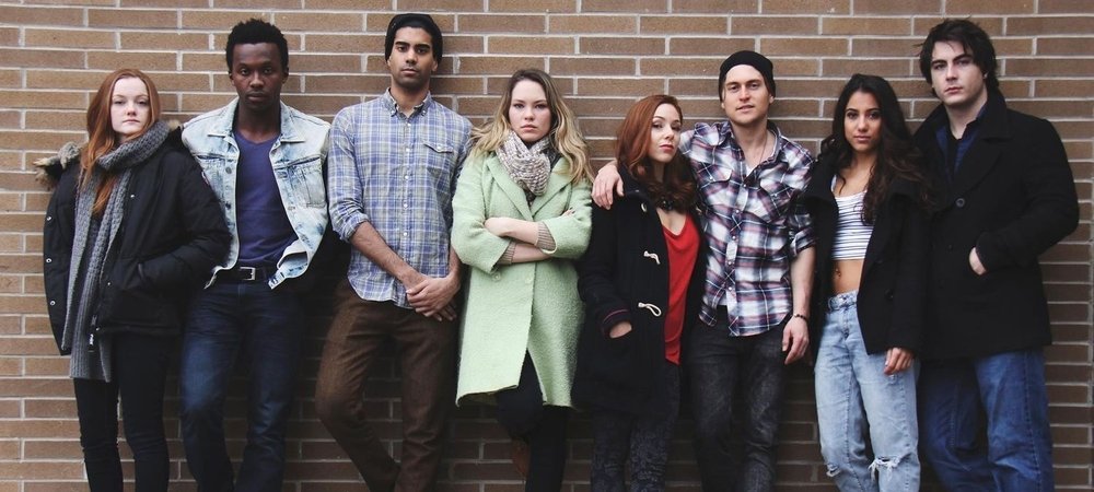 Backdrop of Teenagers