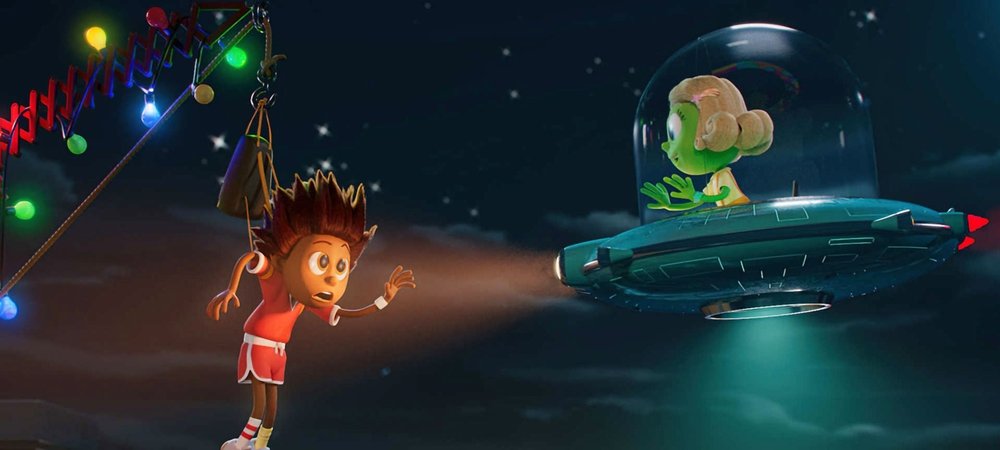 Backdrop of The Little Alien