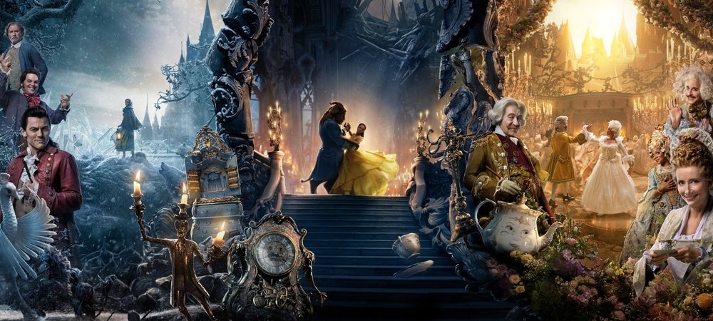 Backdrop of Beauty and the Beast
