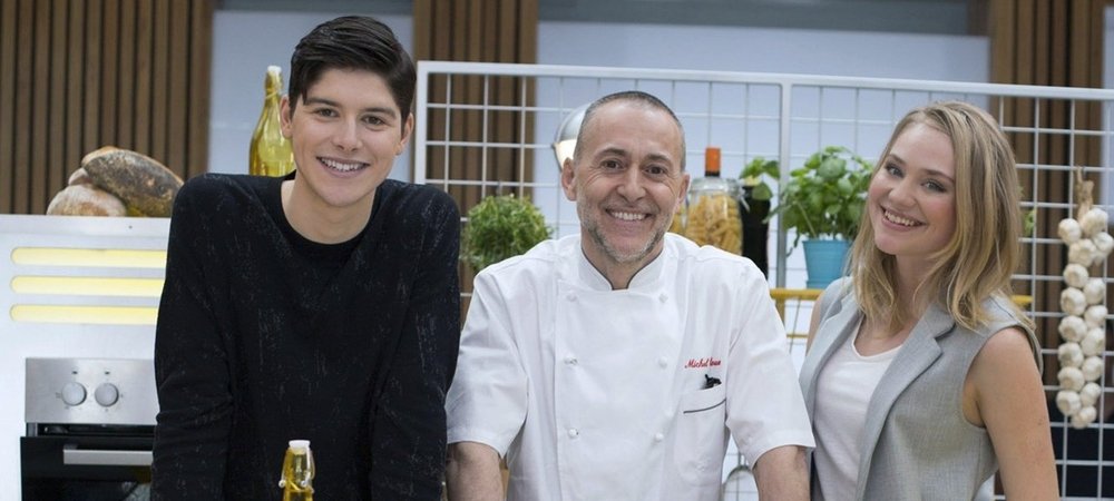 Backdrop of First Class Chefs