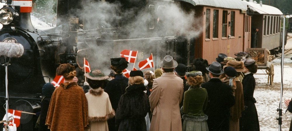 Backdrop of Hallo, det er jul!