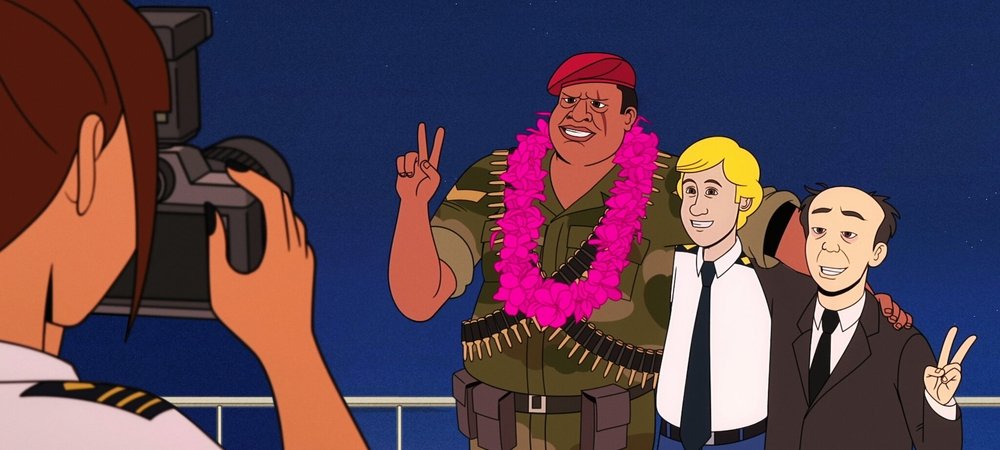 Backdrop of Captain Fall