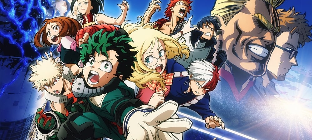 Backdrop of My Hero Academia: Two Heroes