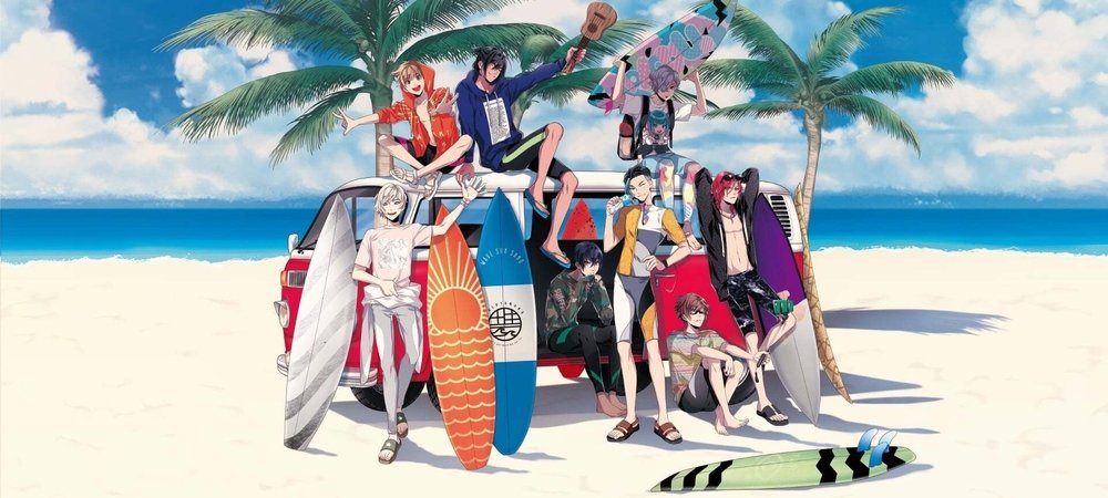 Backdrop of WAVE!! -Let's go surfing!!-