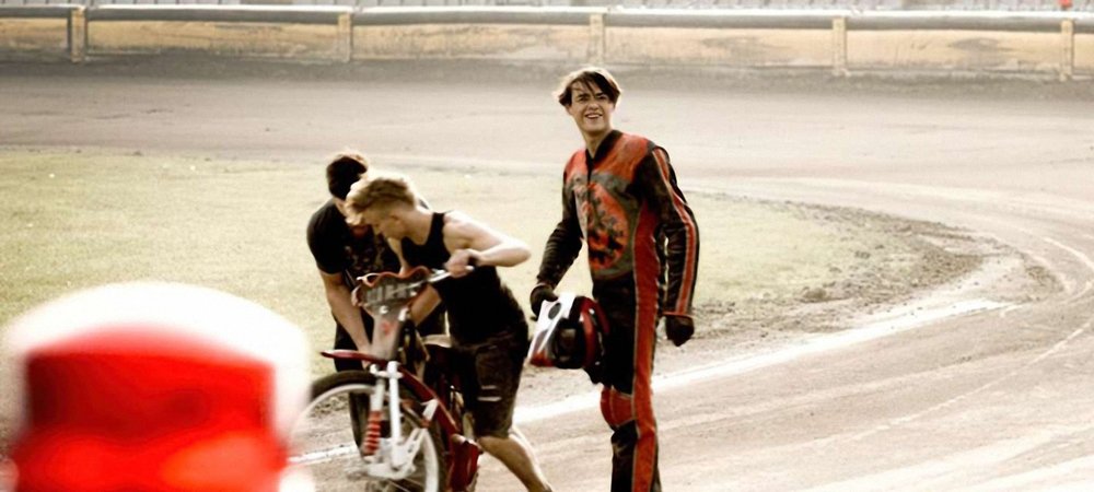 Backdrop of Speedway