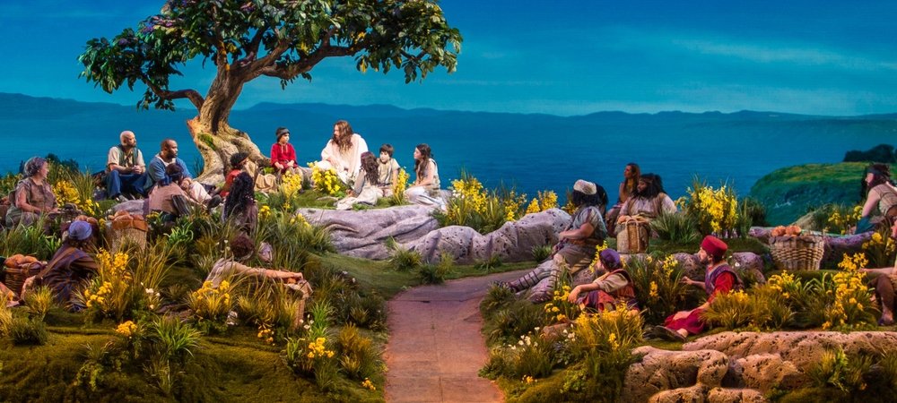 Backdrop of Jesus