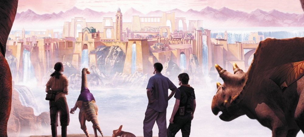 Backdrop of Dinotopia