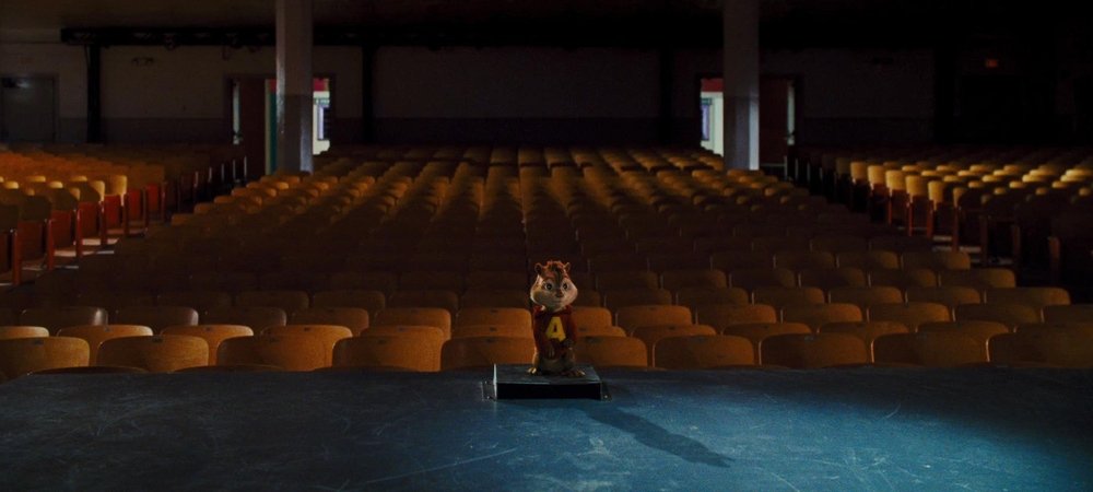 Backdrop of Alvin and the Chipmunks: The Squeakquel