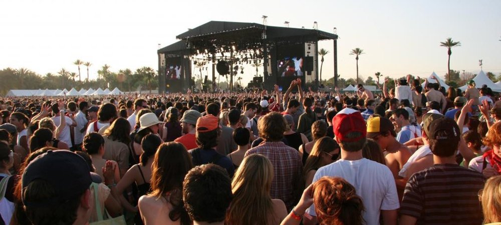 Backdrop of Coachella