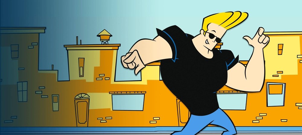 Backdrop of Johnny Bravo