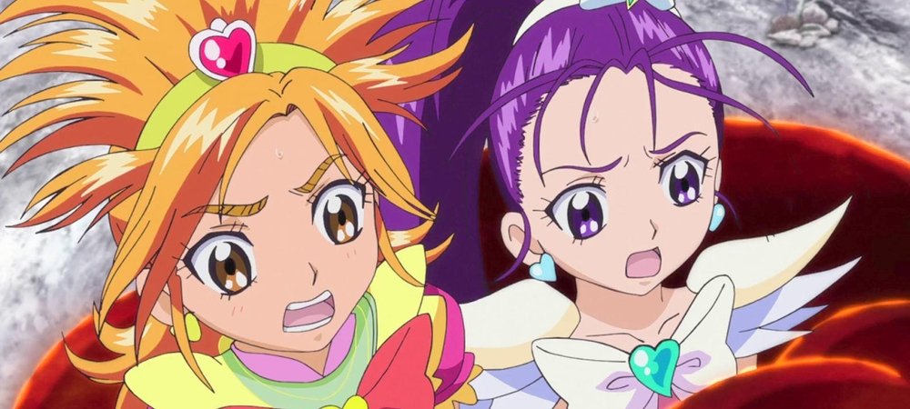 Backdrop of Futari wa Precure Splash☆Star the Movie: Tic-Tac Crisis Hanging by a Thin Thread!