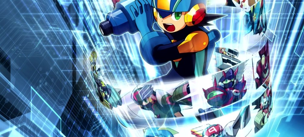 Backdrop of MegaMan NT Warrior