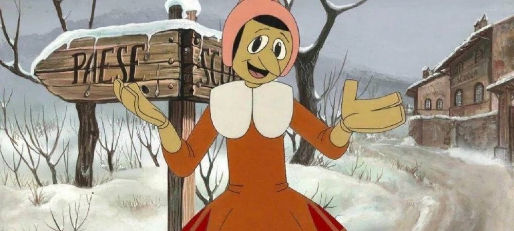Backdrop of Pinocchio