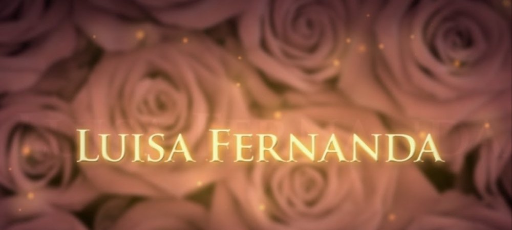 Backdrop of Luisa Fernanda