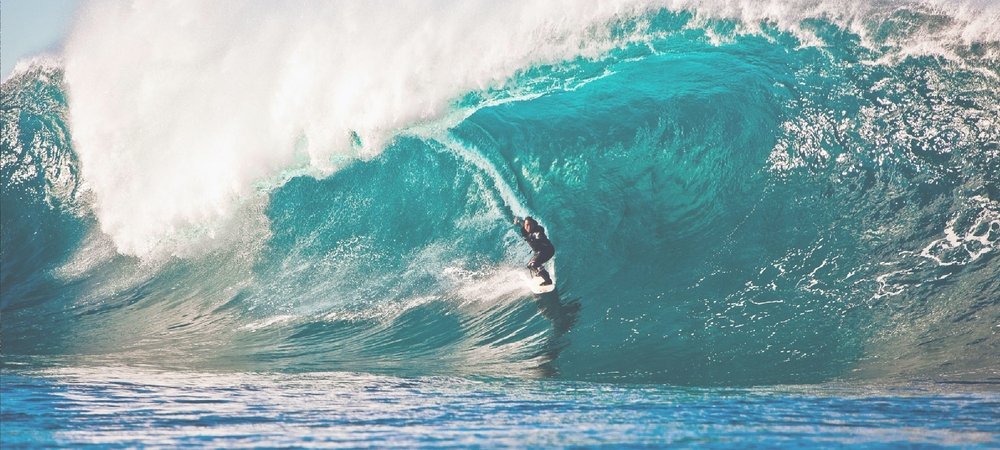 Backdrop of Storm Surfers