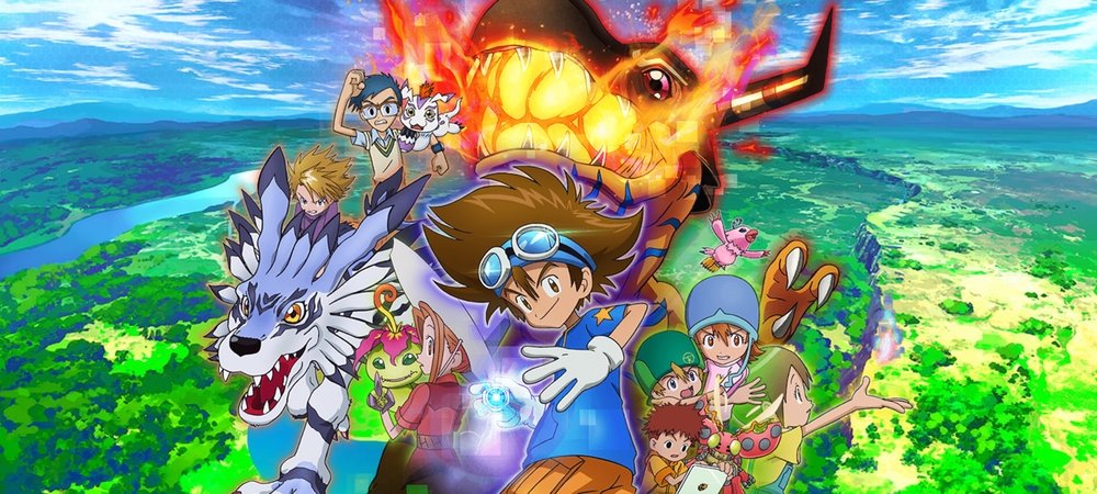 Backdrop of Digimon Adventure: