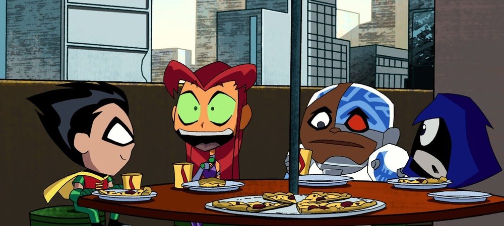Backdrop of New Teen Titans