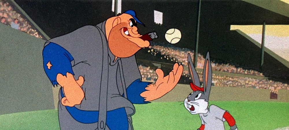 Backdrop of Baseball Bugs