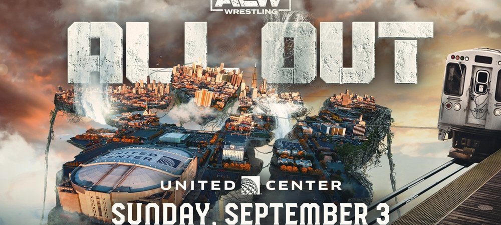 Backdrop of AEW All Out