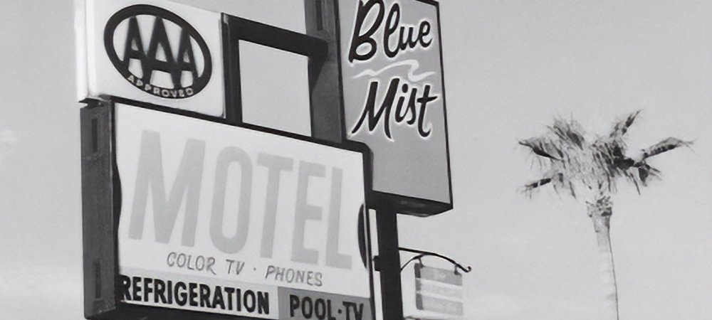Backdrop of Motel