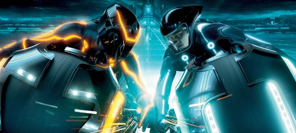 Backdrop of TRON: Legacy