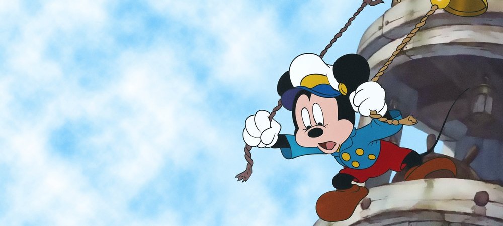 Backdrop of Tugboat Mickey