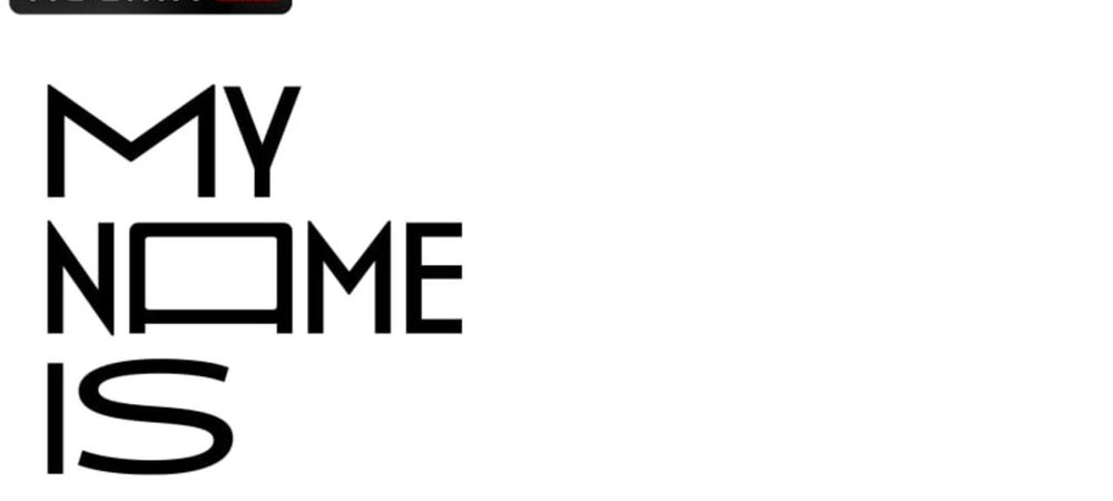 Backdrop of my name is
