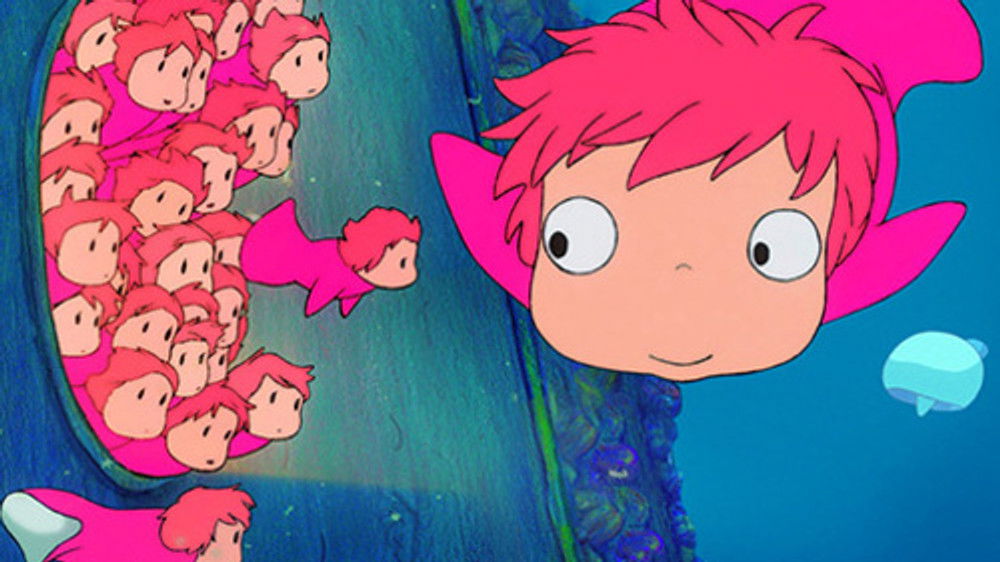 Ponyo sur la falaise