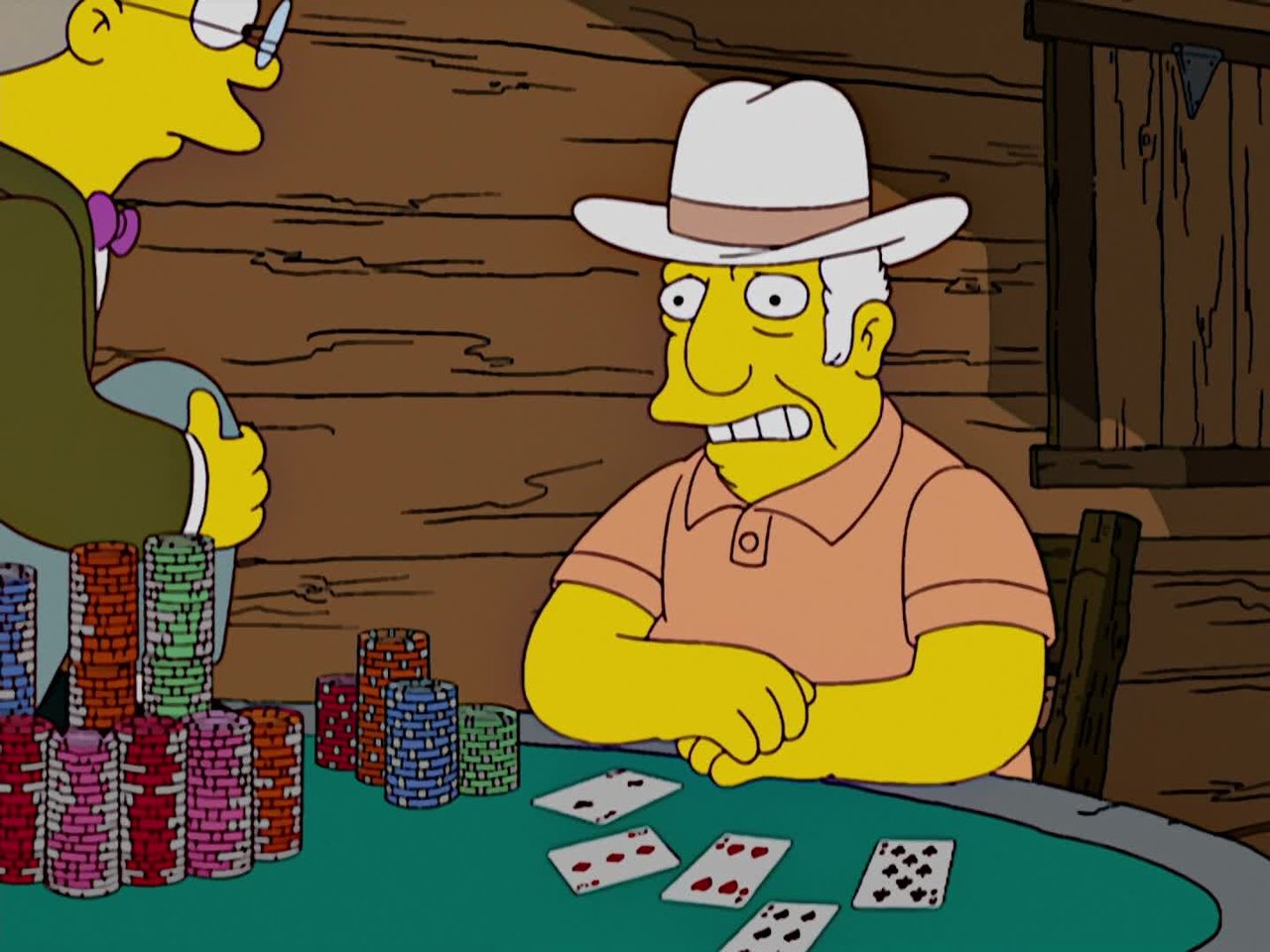 Escena de Burns y las abejas