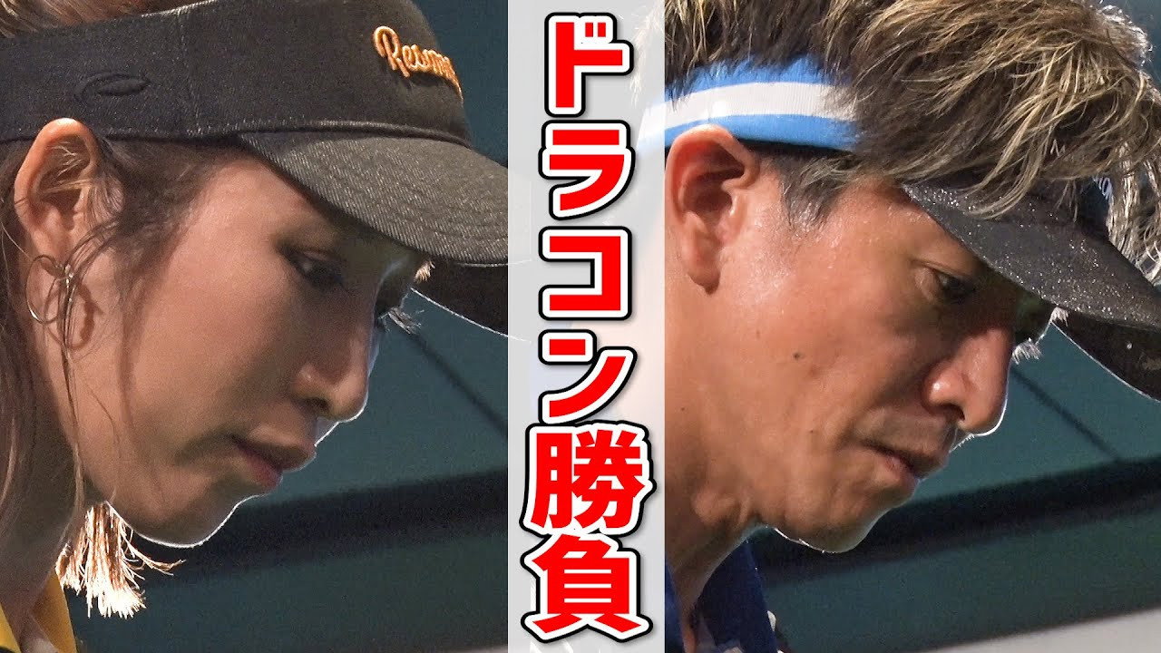 Which one will win? Takuya Kimura, professional female golfer Kumiko Kaneda and the driving contest, near-pin showdown!