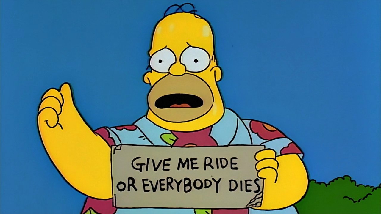 Escena de Homero tamaño familiar