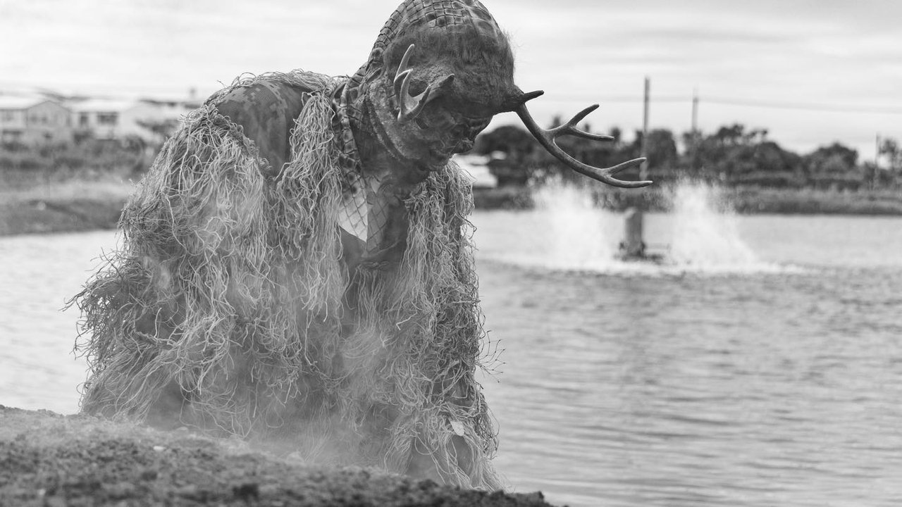 Creature Emerging from the Fish Pond backdrop