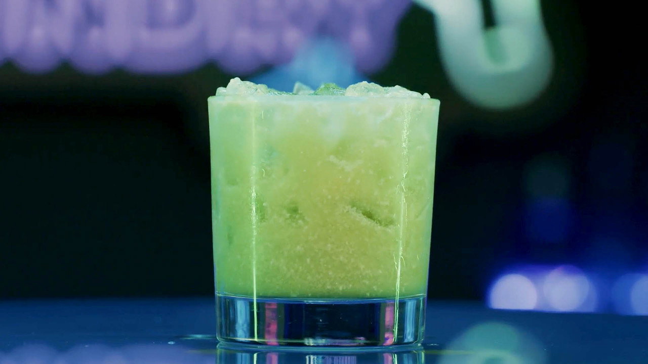Basil-Matcha Fizz