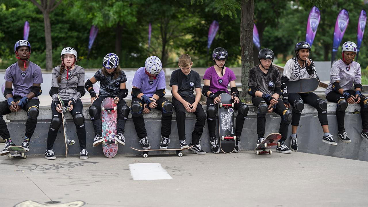 Skateboarding