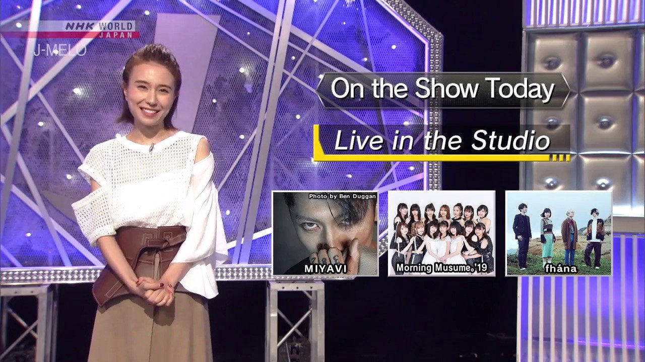 Live in the Studio: MIYAVI, Morning Musume。'19, and fhána
