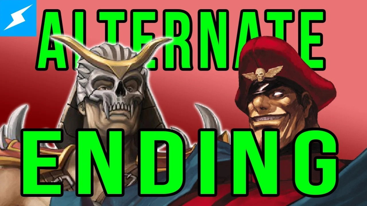 SECRET ENDING to Shao Kahn VS M. Bison