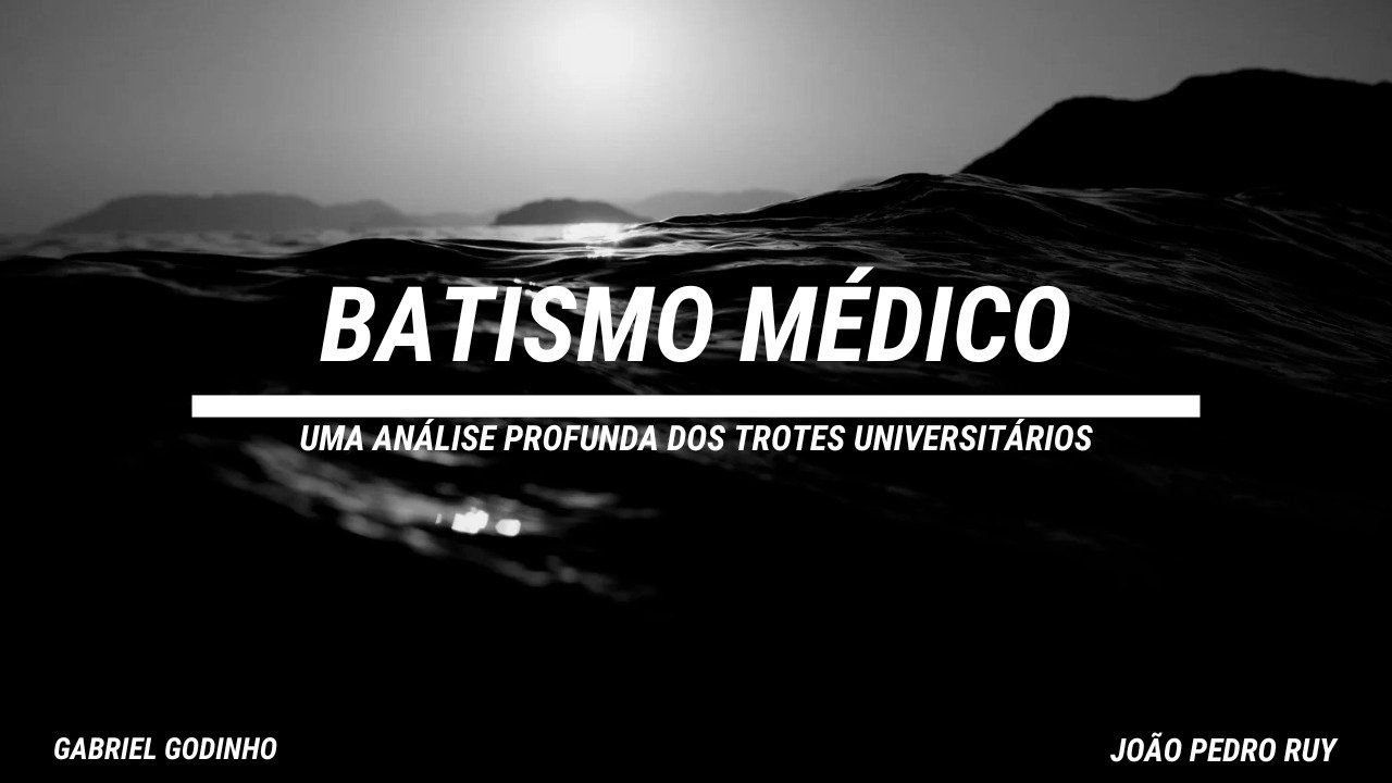 Batismo Médico: Uma Análise Profunda dos Trotes Universitários backdrop
