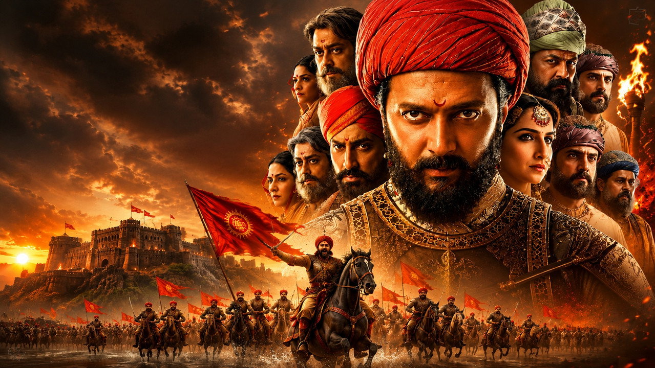 backdrop Raja Shivaji