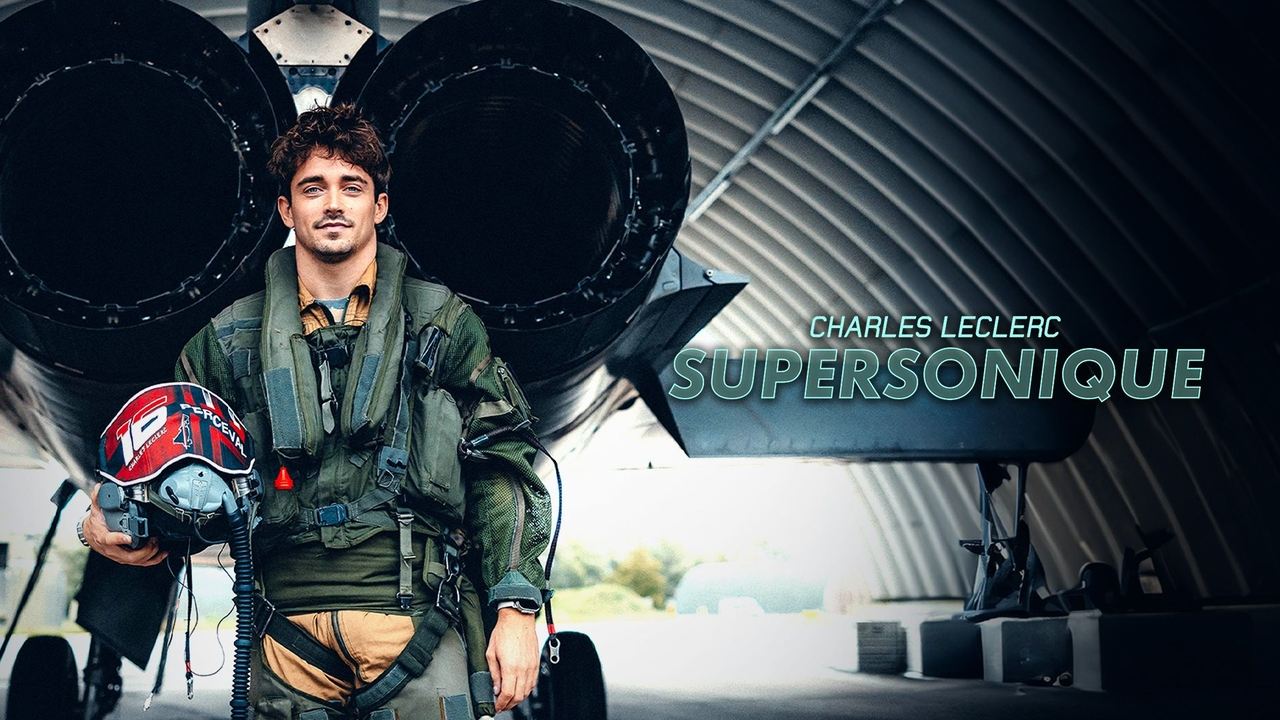 Charles Leclerc Supersonique backdrop