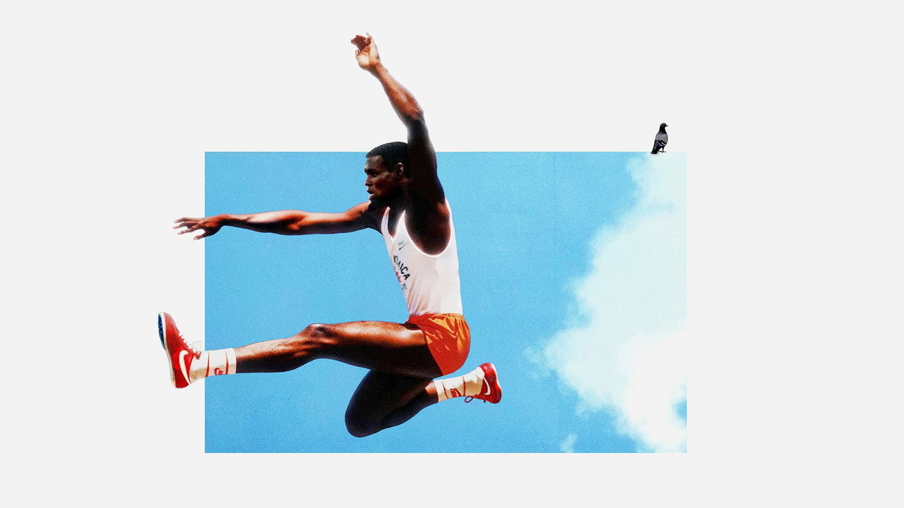 backdrop I'm Carl Lewis!