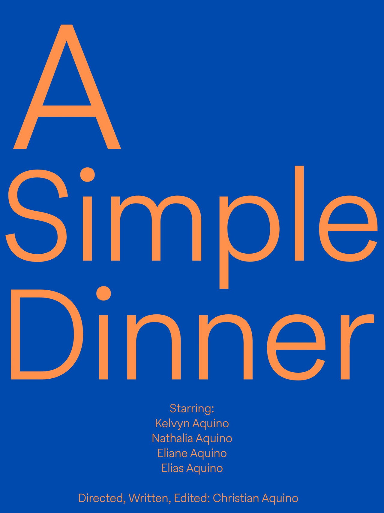 A Simple Dinner