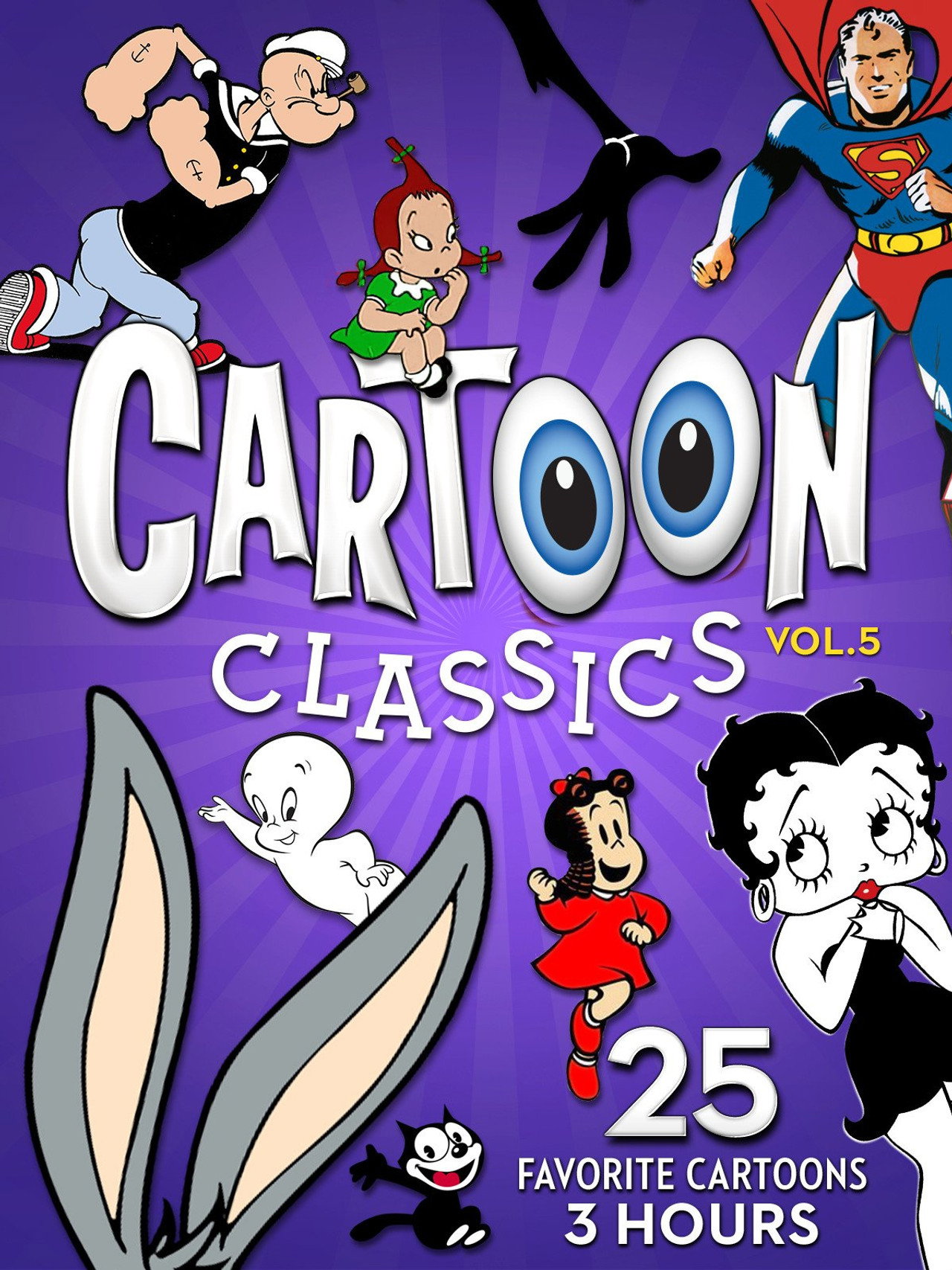 Cartoon Classics - Vol. 5: 25 Favorite Cartoons - 3 Hours